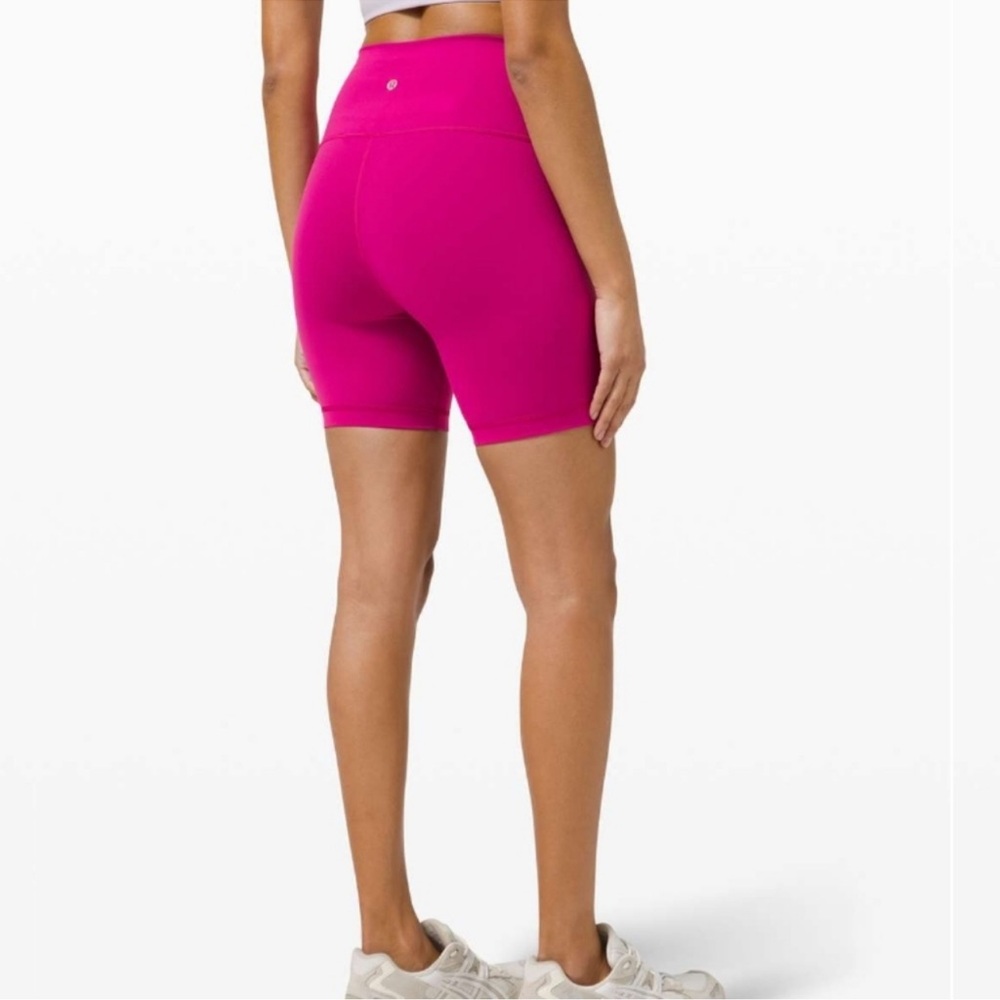 Lululemon Wunder Train High-Rise Short 6" Ripened Raspberry Size 8